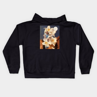 White Lilies Kids Hoodie